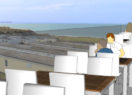 View of St Ives Bay from new Beachside bar balcony