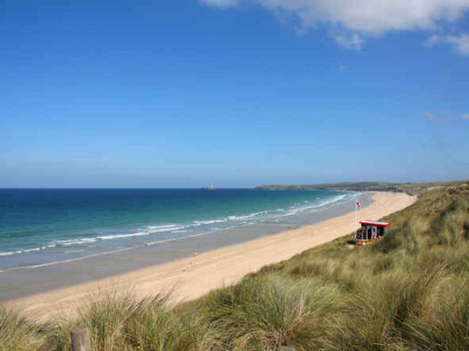 Beachside Holiday Beach St Ives Bay Cornwall