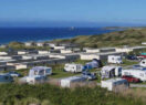 Beachside Holiday Park view of pitches and accommodation